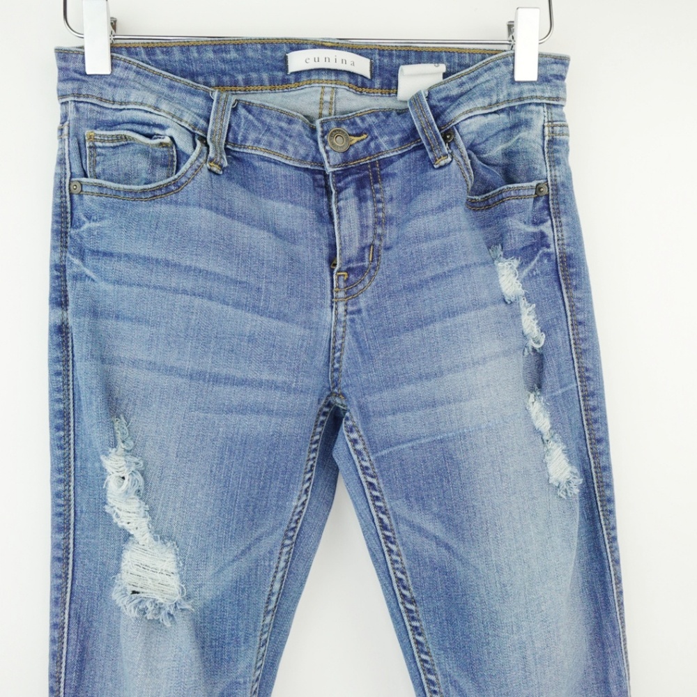 eunina Distressed Skinny Ankle Jeans - Picture 3 of 7